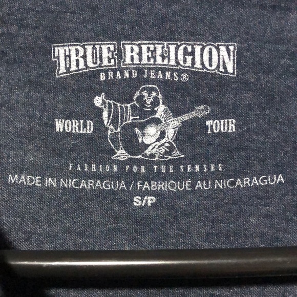 Y2K vintage True Religion bling logo shirt top - Picture 4 of 9